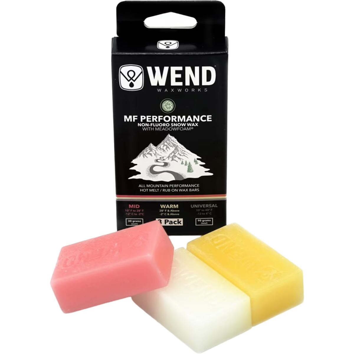 Wend MF Performance Hot Melt/Rub On - Combo 3 Pack.