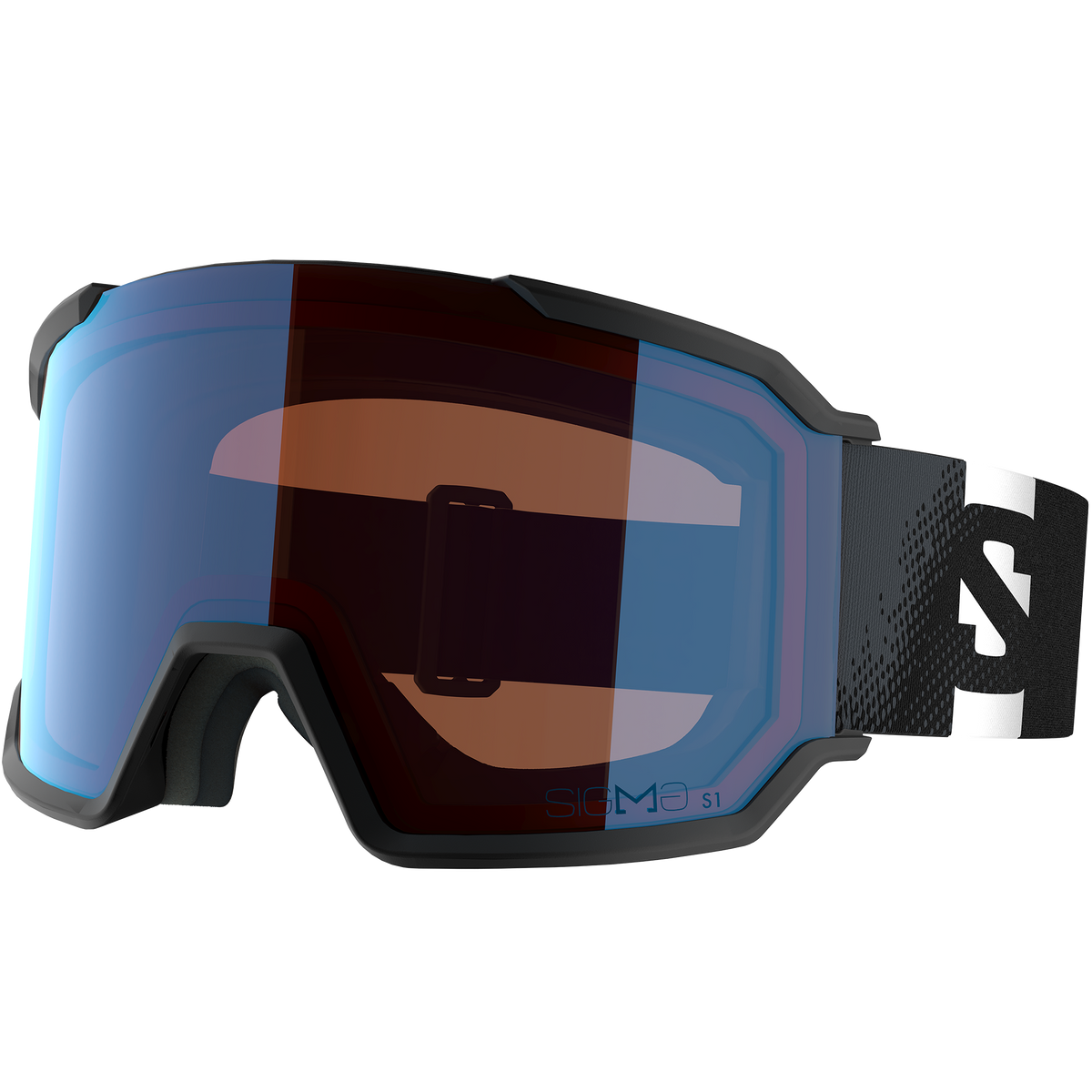 Salomon S/View 3 SIGMA BLACK/LightBlue Goggles