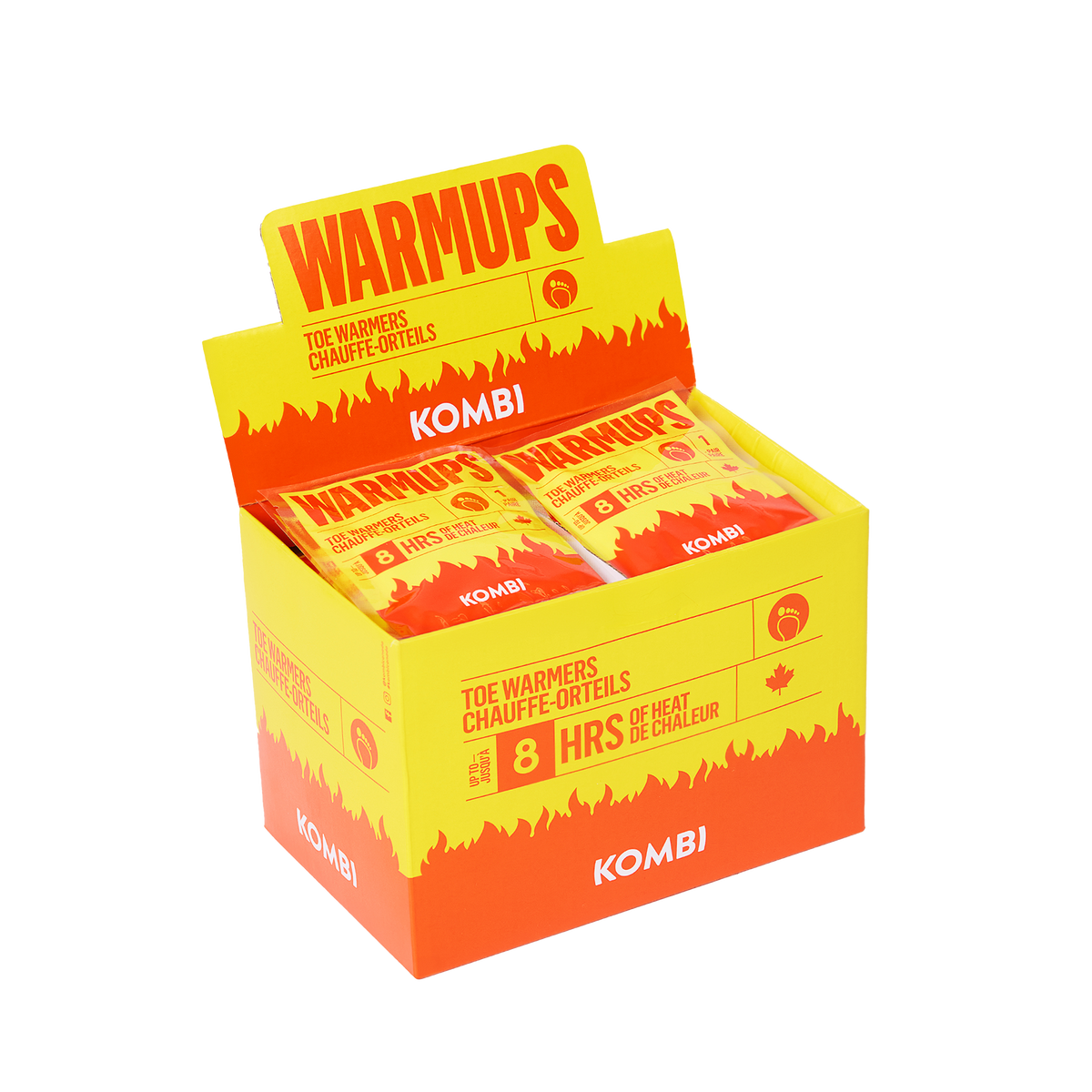 Kombi Kombi Toe Warmers 40 Pairs/Box - Standard