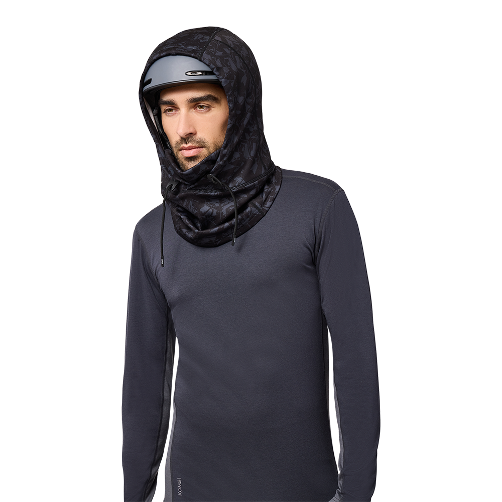 Kombi Velvet Fleece Helmet Balaclava Adult - Black