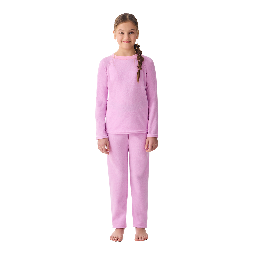 Kombi B3 Cozy Fleece Set Junior - Orchid Petal