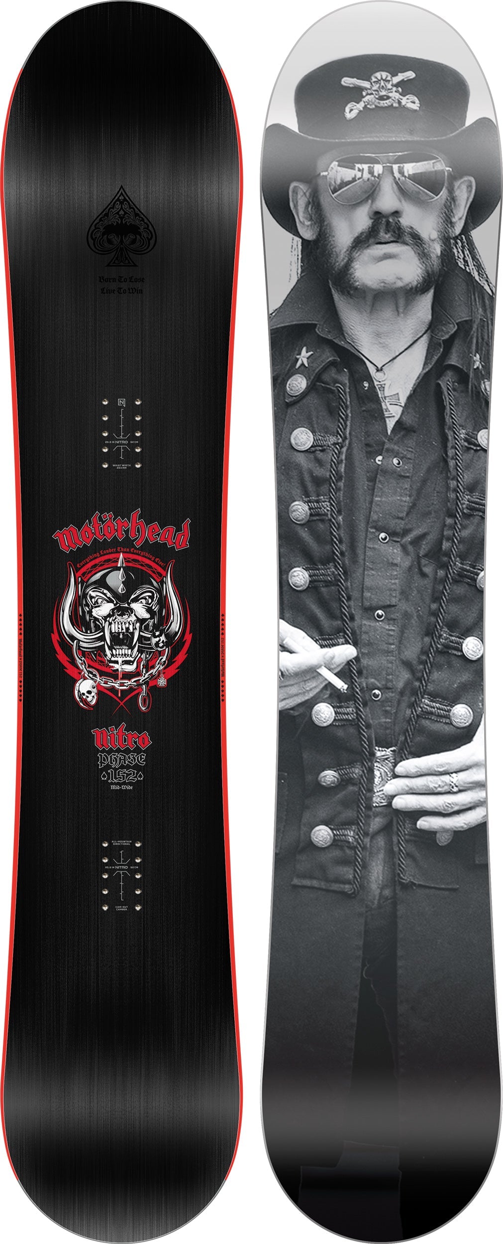 Nitro 2027 Phase X Motörhead Snowboard - product image 1