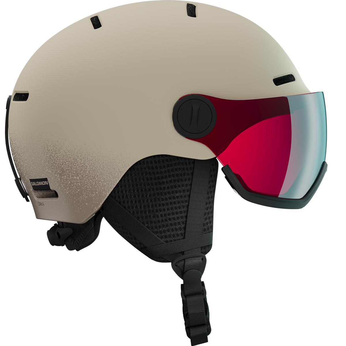 Salomon Orka Visor Junior Helmet - Rainy Day