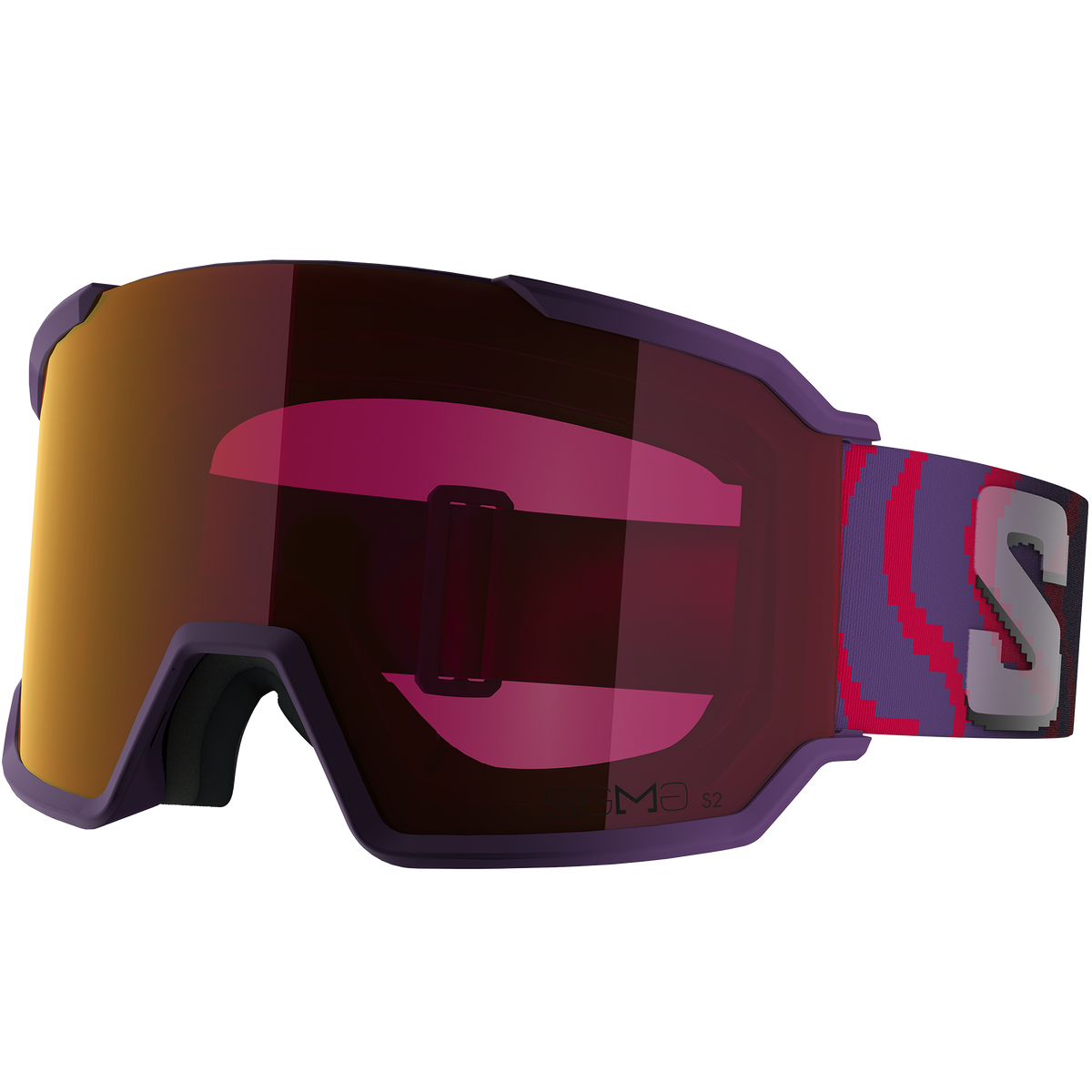 Salomon S/View 3 SIGMA PANSY/Poppy Red Goggles