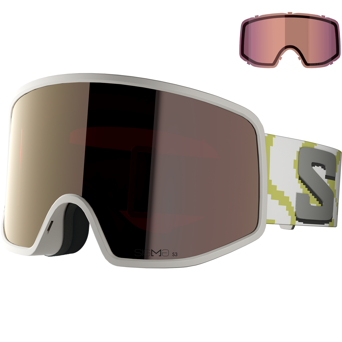 Salomon SENTRY PRO SIGMA MARSHMALLO/GM Goggles