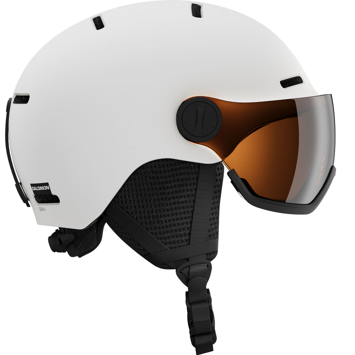 Salomon Orka Visor Junior Helmet - White