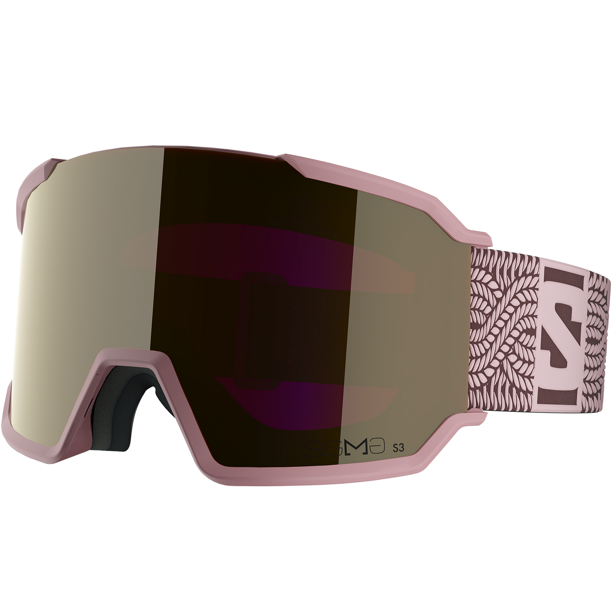 Salomon S/View 3 SIGMA PINK/Black Gold Goggles