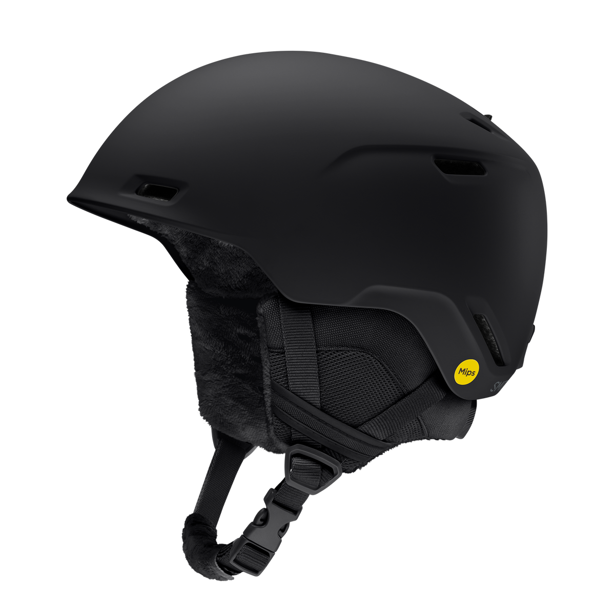 Smith Cache Jr Mips helmet in Matte Black