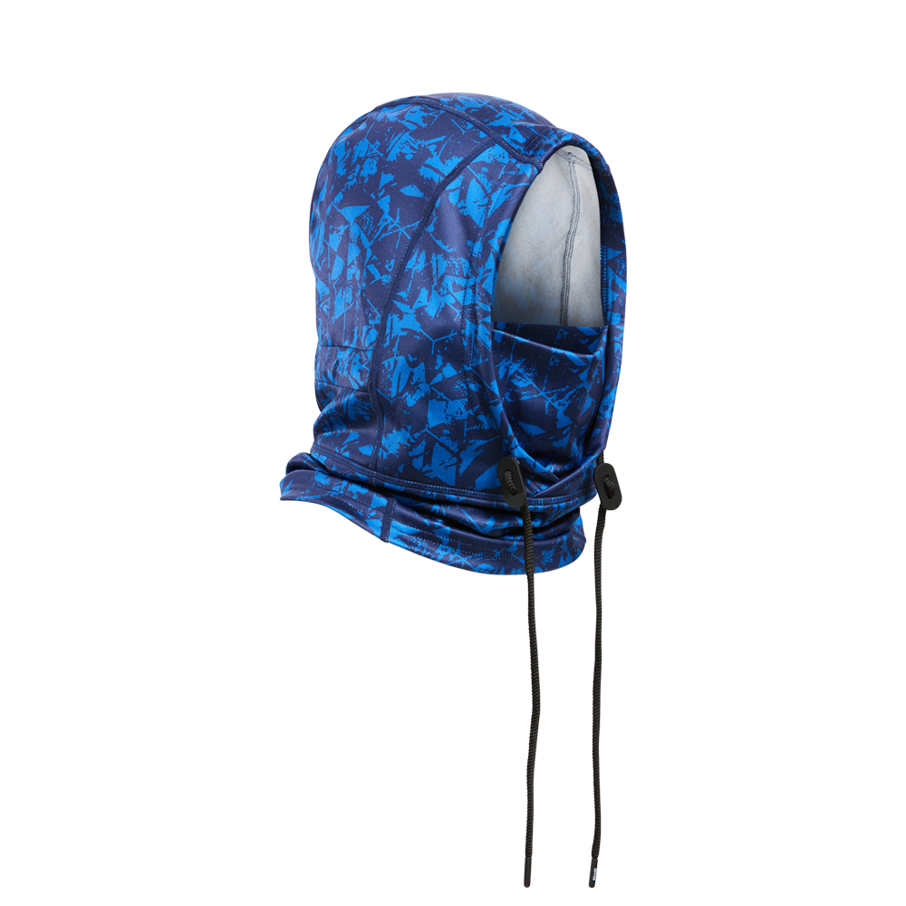 Kombi Velvet Fleece Helmet Balaclava Juniors - Blue Hexagon